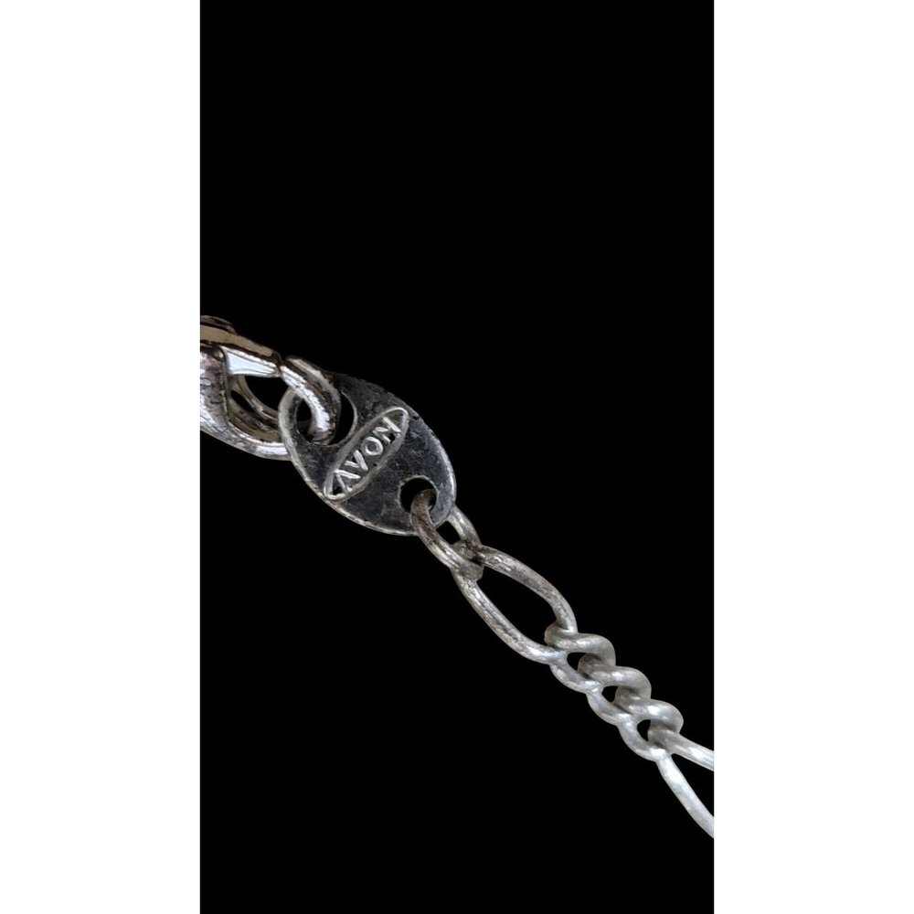 VTG Avon Long Faux Pearl & Bead Chain Necklace - Picture 4 of 4